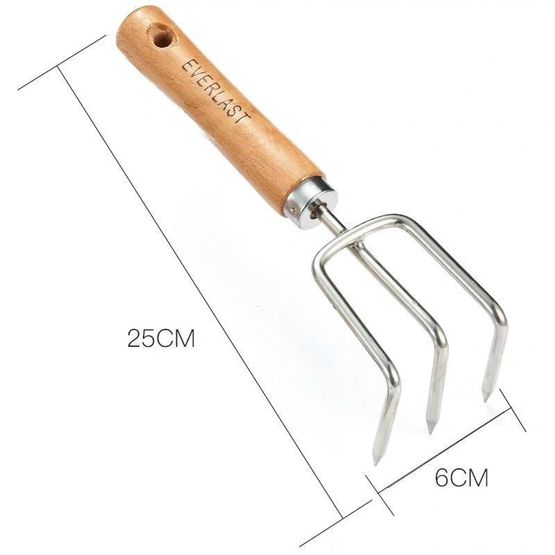 Garden Tools Rake Spade Shovel 3 Pieces Set