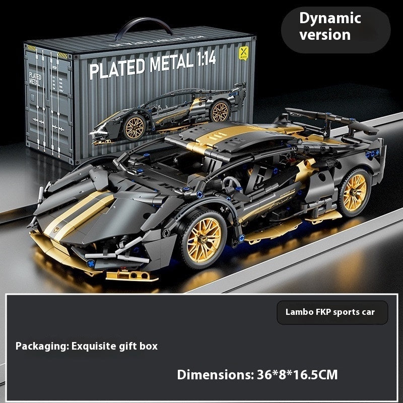 Building Blocks Remote Control Racing Model Assembled Toys