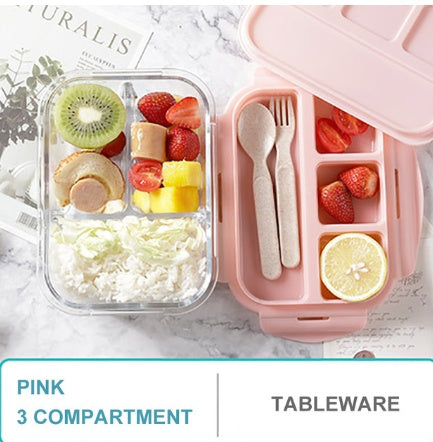 Korean separated glass lunch box