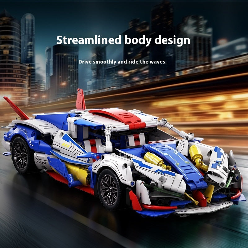 Building Blocks Remote Control Racing Model Assembled Toys