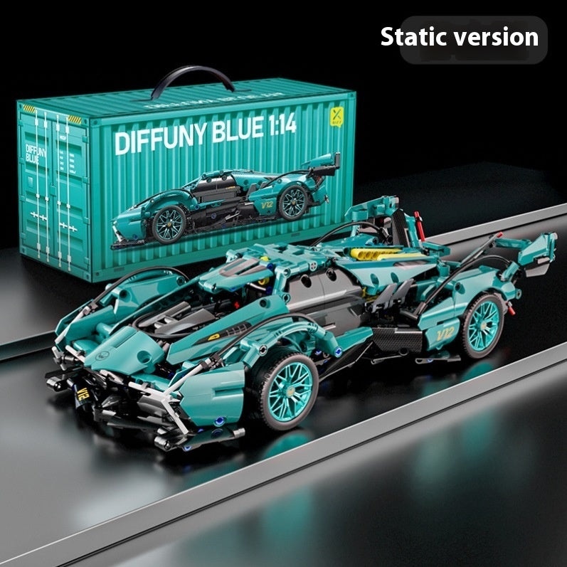 Building Blocks Remote Control Racing Model Assembled Toys
