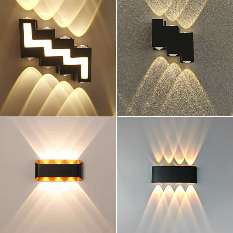 Villa Hotel Exterior Wall Courtyard And Indoor Wall Sconces With Dual-head Up-and-down Wash Lighting