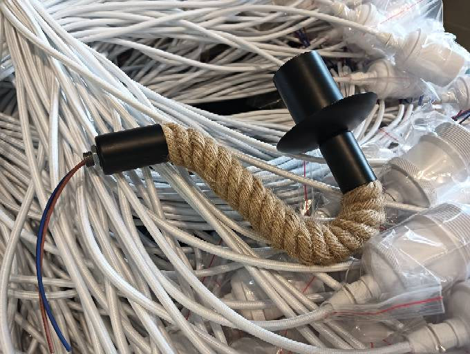 Retro Creative Wrought Iron Twine Wall Lamp Bedside Lamp