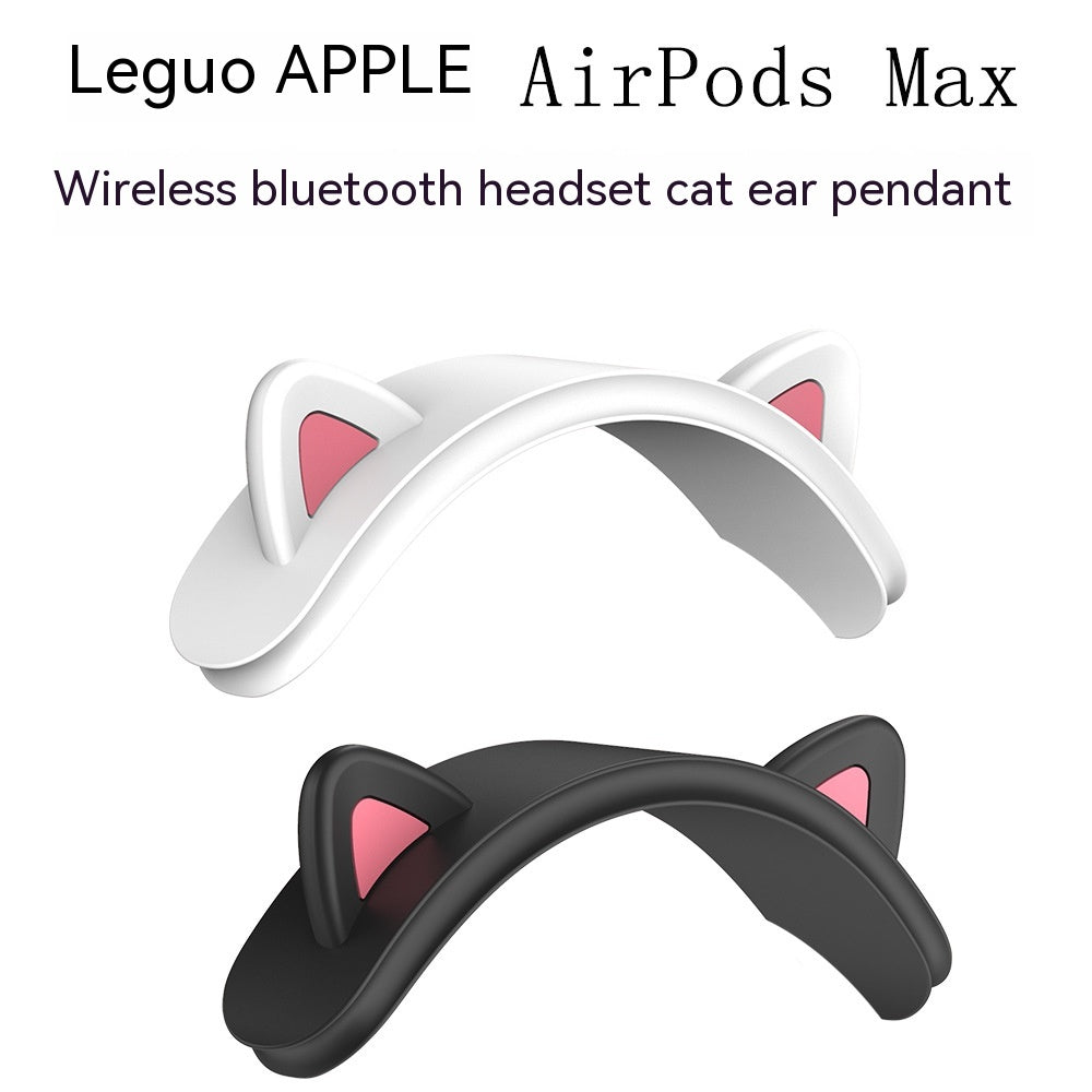 Wireless Bluetooth Headset Silicone Cat Ear Protective Sleeve