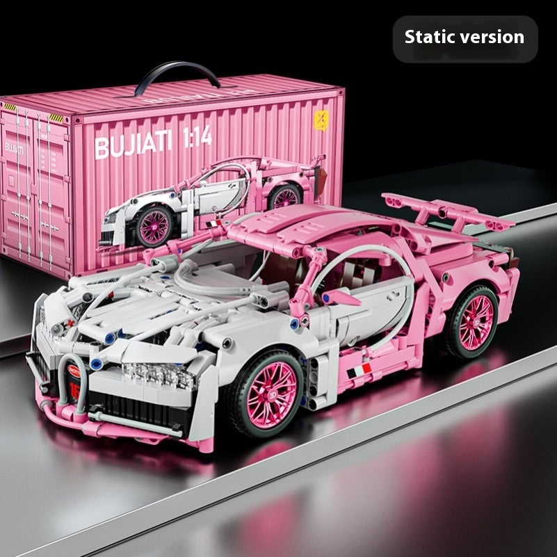 Building Blocks Remote Control Racing Model Assembled Toys