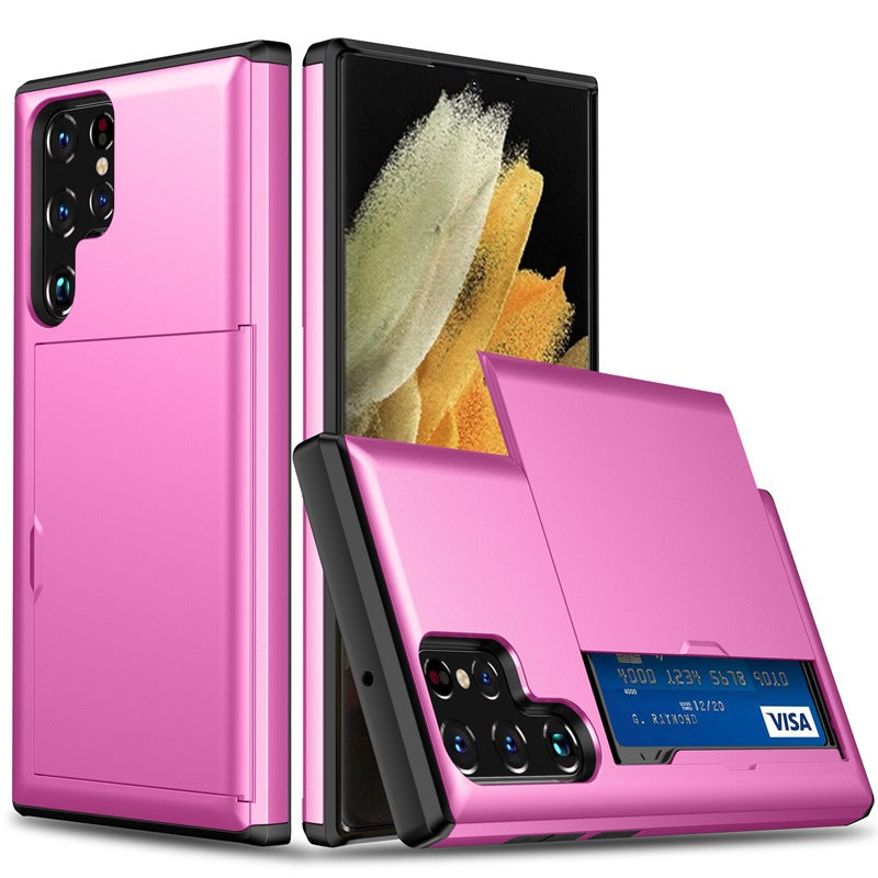 Sliding Cover Card Phone Case Drop-resistant Protective Cover