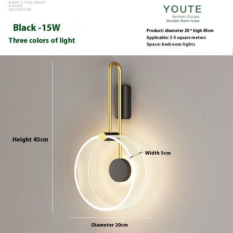 Bedroom Bedside Lamp Living Room Background Wall Lamp