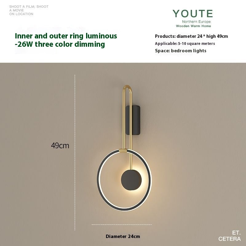Bedroom Bedside Lamp Living Room Background Wall Lamp