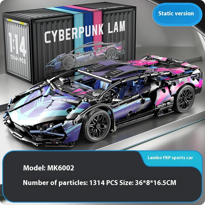 Building Blocks Remote Control Racing Model Assembled Toys