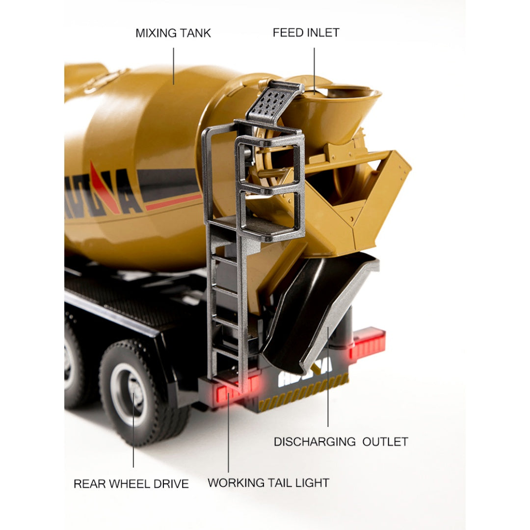 Huina 1574 1-14 Concrete Mixer Truck Toy