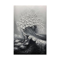 Abstract 3D Ocean Wave Thick Art Hand-painted Oil Painting Room Decor Art Paintings Wall Pictures Artwork For Home Decor