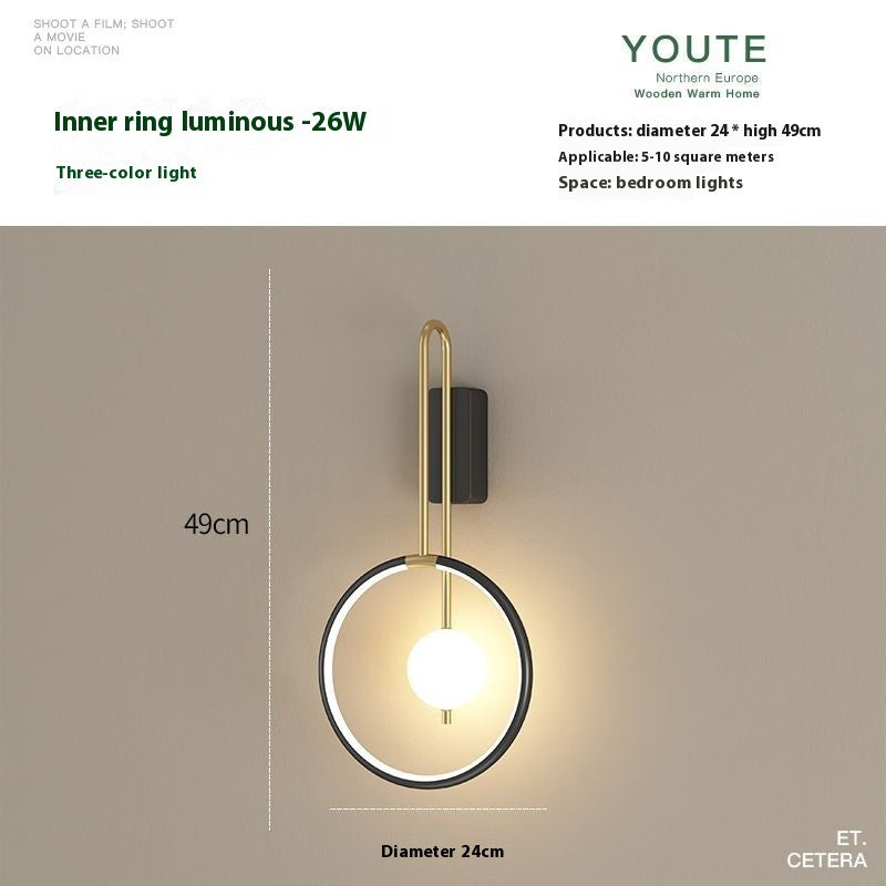 Bedroom Bedside Lamp Living Room Background Wall Lamp