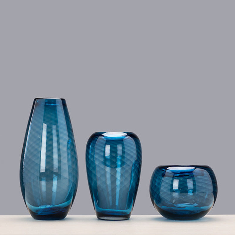 Creative Striped Vase Ornament Home Decor Item