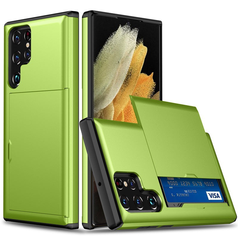 Sliding Cover Card Phone Case Drop-resistant Protective Cover