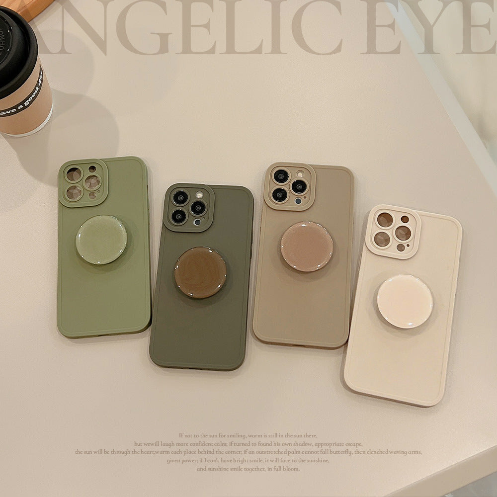 Plastic Retro Minimalist Phone Case With Holder