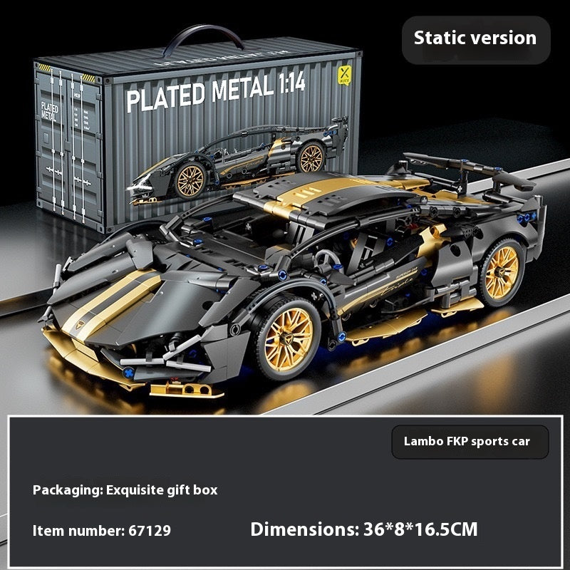 Building Blocks Remote Control Racing Model Assembled Toys