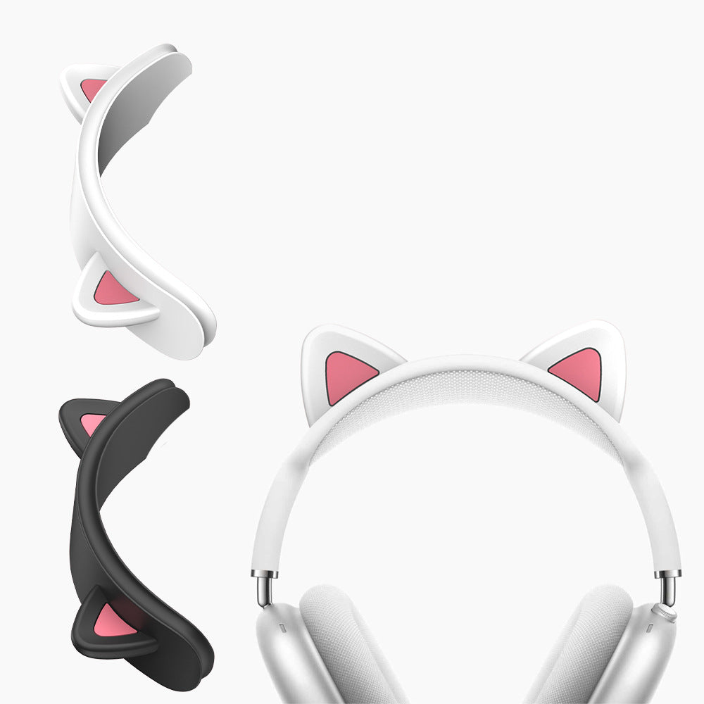 Wireless Bluetooth Headset Silicone Cat Ear Protective Sleeve