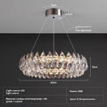 Crystal Modern Room French Villa Restaurant Lamps