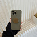 Plastic Retro Minimalist Phone Case With Holder