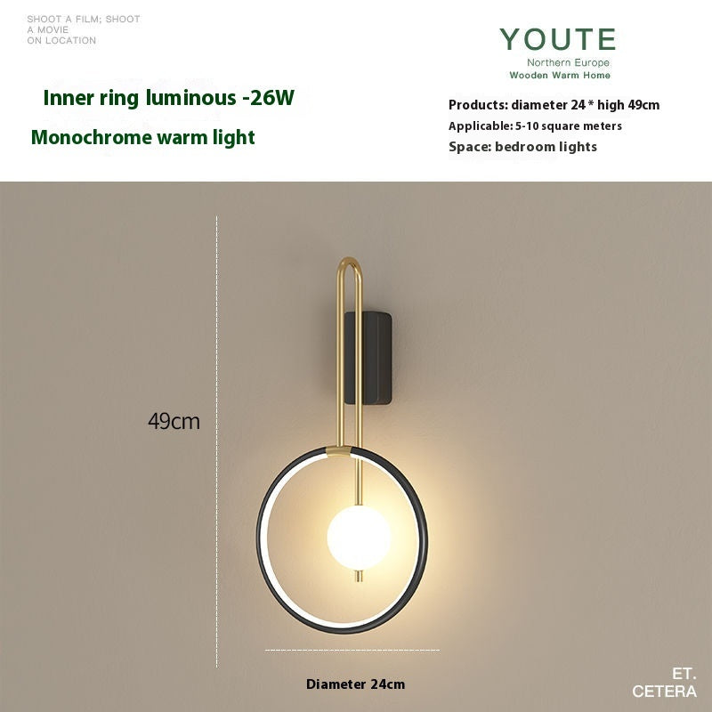 Bedroom Bedside Lamp Living Room Background Wall Lamp