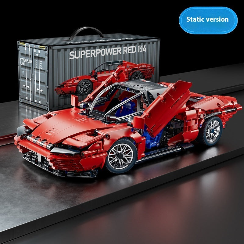 Building Blocks Remote Control Racing Model Assembled Toys