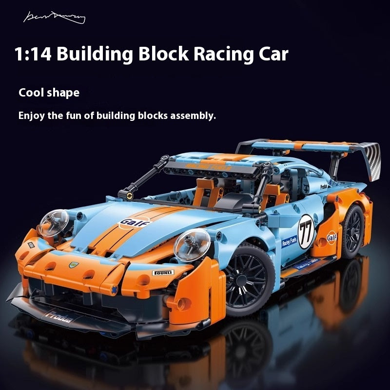 Building Blocks Remote Control Racing Model Assembled Toys