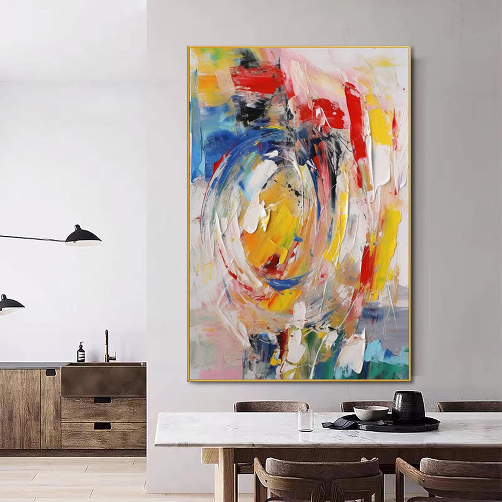 Handmade Oil Painting Canvas Wall Art Decoration Hand Painted Modern Abstract For Living Room Home Decor No Frame
